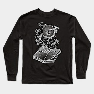 Book Garden Minimalist by Tobe Fonseca Long Sleeve T-Shirt